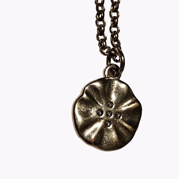 Elegant Starburst Star Pendent Rhinestone Gold Tone Chain Necklace Jewelry - Picture 6 of 7